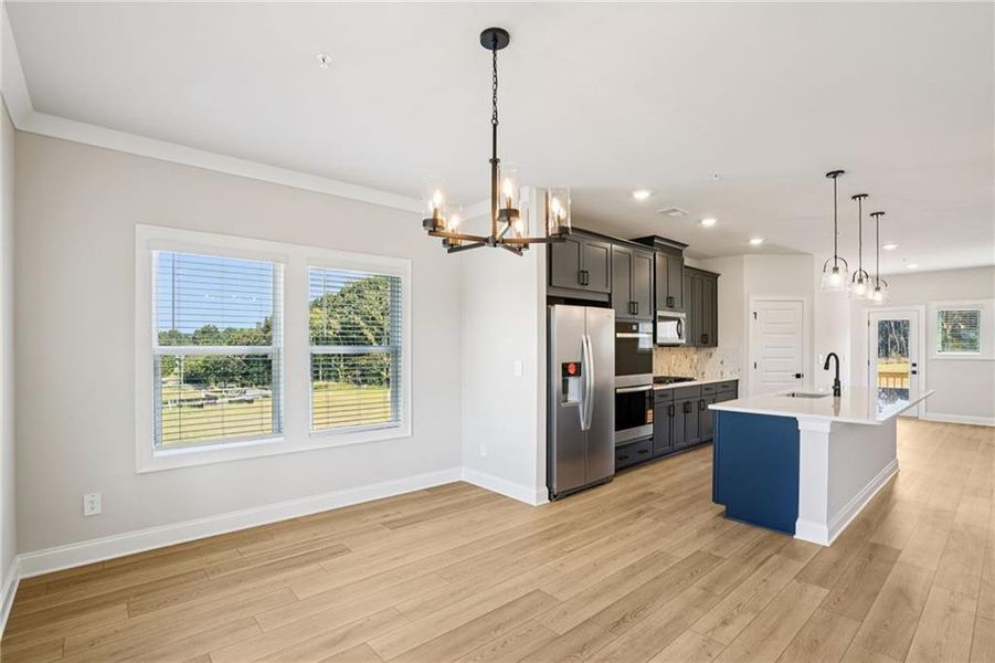 Spacious, unfurnished interior of a new home in Hemingway - Highland Series, Cumming (Image 21).