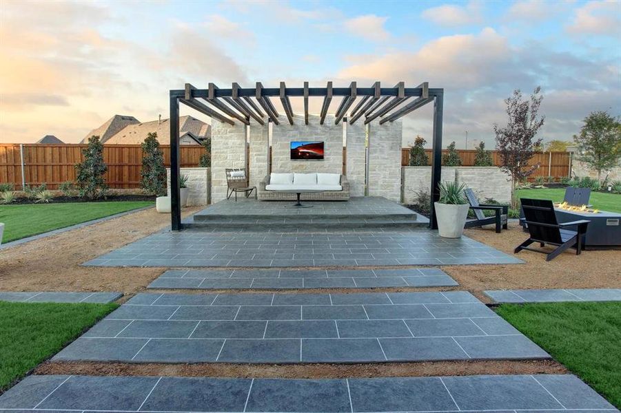 Wagner Outdoor Living Area