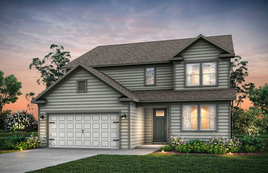 Representative exterior photo of a completed home built from the Yellowstone by Pulte Homes in Harrington, Greenville, SC (Image 20). Representative exterior photo of a completed home built from the Yellowstone by Pulte Homes in Harrington, Greenville, SC (Image 20).