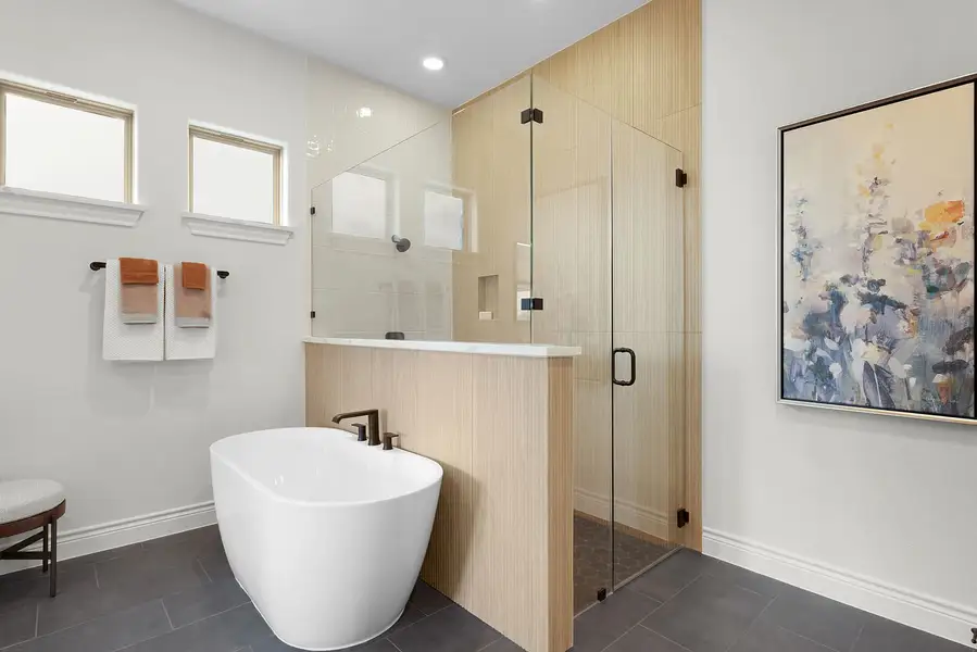 Furnished interior view inside a new home in The Colony- Pine Cove, Bastrop (Image 21).