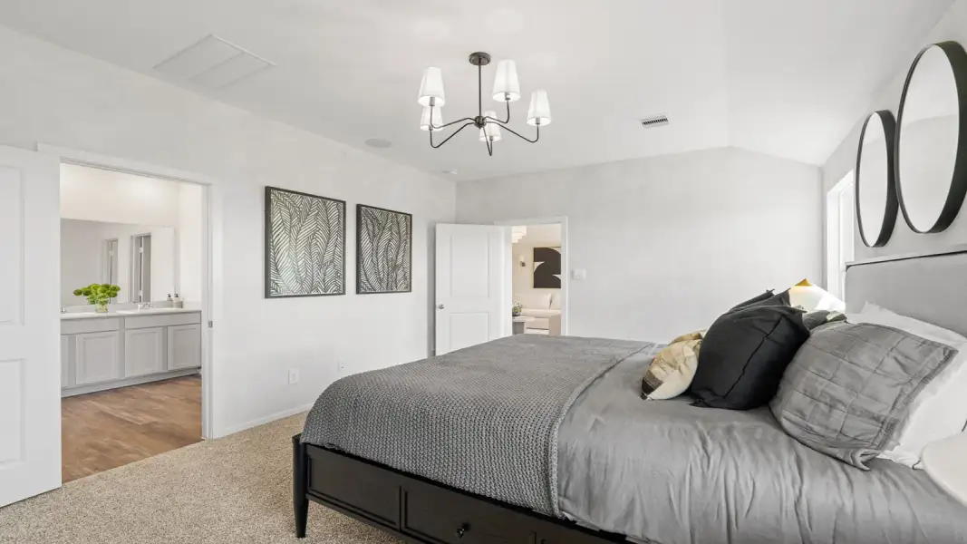 Furnished interior view inside a new home in Sunterra Lakes, Brookshire (Image 30).