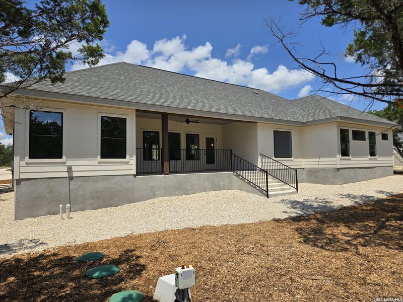 Exterior details and patio area of a home in , Canyon Lake (Image 34).