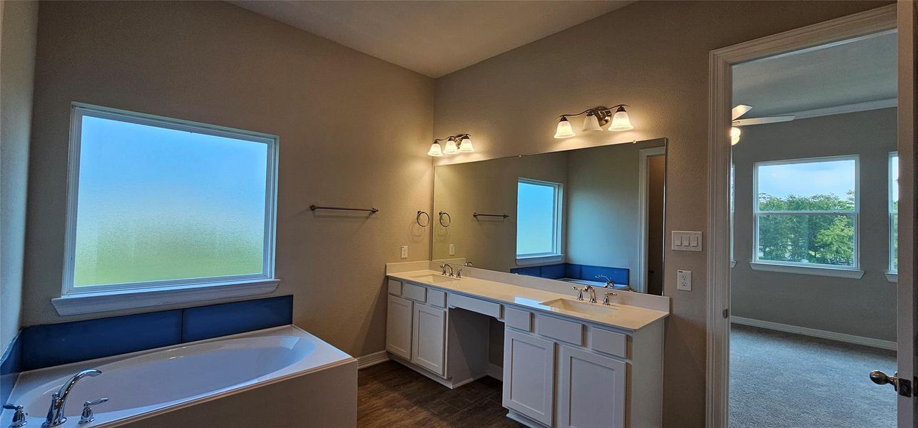 Furnished interior view inside a new home in Peacock Isle, Dickinson (Image 2). Furnished interior view inside a new home in Peacock Isle, Dickinson (Image 2).