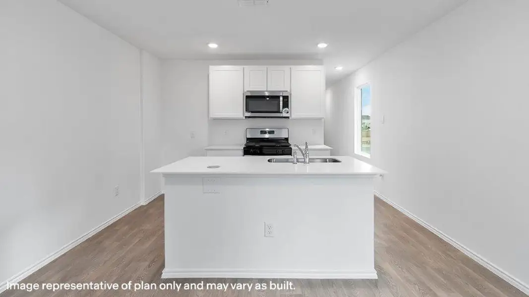 Furnished interior view inside a new home in Blue Ridge Ranch, San Antonio (Image 3).