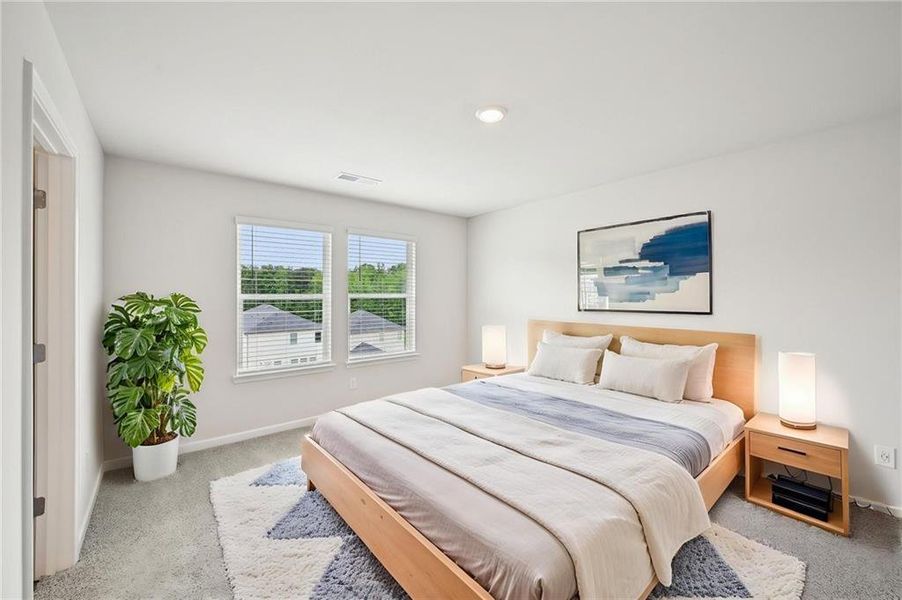 Furnished interior view inside a new home in Hawthorne Station, College Park (Image 16). Furnished interior view inside a new home in Hawthorne Station, College Park (Image 16).