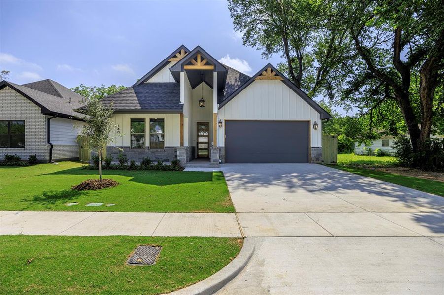 Front exterior of a new home in , Fort Worth, TX, highlighting curb appeal (Image 2).