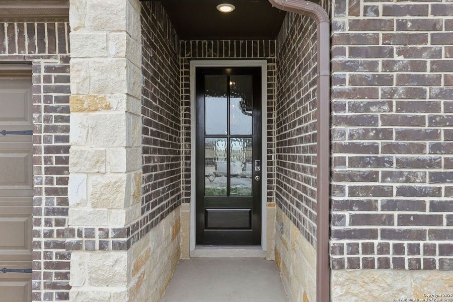 Exterior details and patio area of a home in , Cibolo (Image 30).