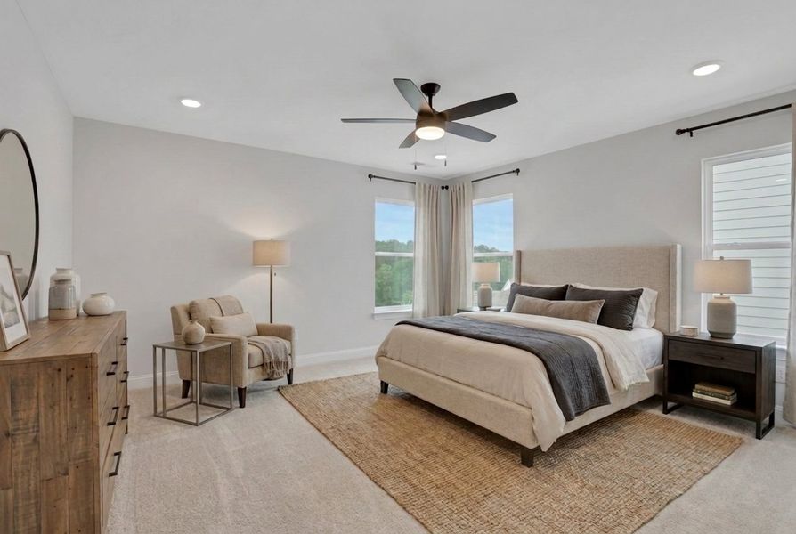 Furnished interior view inside a new home in Marble Tree, Ball Ground (Image 11). Furnished interior view inside a new home in Marble Tree, Ball Ground (Image 11).