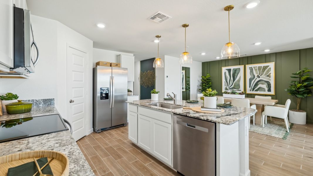 Furnished interior view inside a new home in Remington, Buckeye (Image 8).