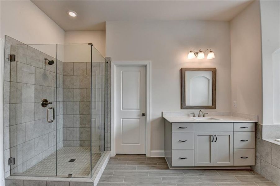 Furnished interior view inside a new home in , Duluth (Image 14).