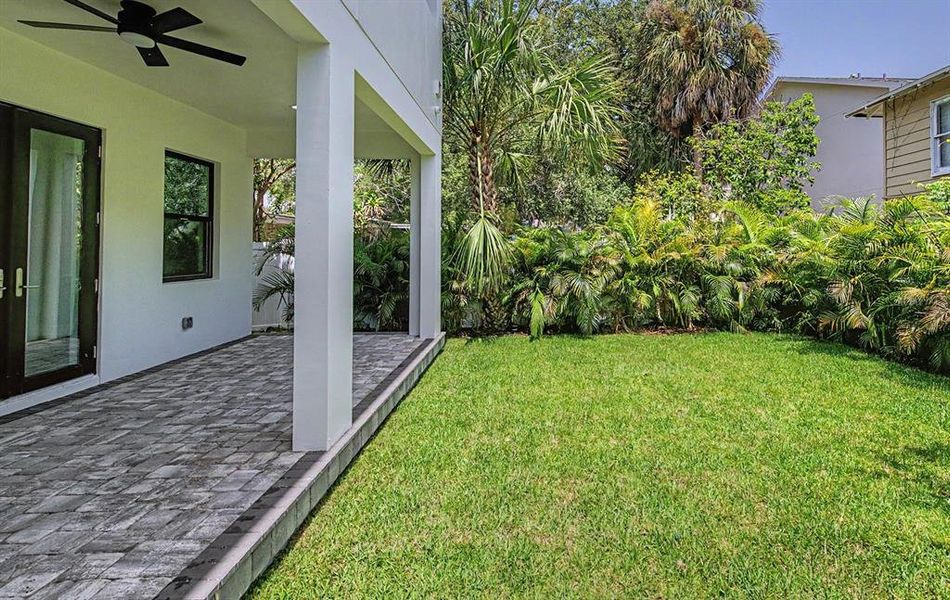 Exterior details and patio area of a home in , Tampa (Image 28). Exterior details and patio area of a home in , Tampa (Image 28).