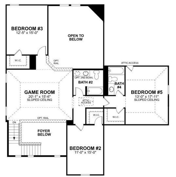 2D floor plan layout of this home in Berryknoll, Montgomery, TX (Image 5). 2D floor plan layout of this home in Berryknoll, Montgomery, TX (Image 5).