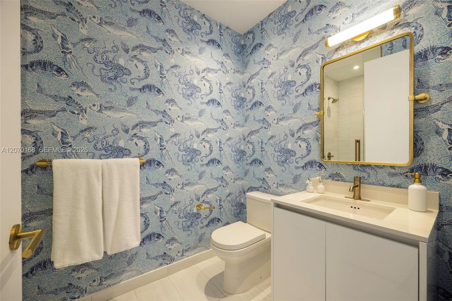 Furnished interior view inside a new home in , Miami (Image 39). Furnished interior view inside a new home in , Miami (Image 39).