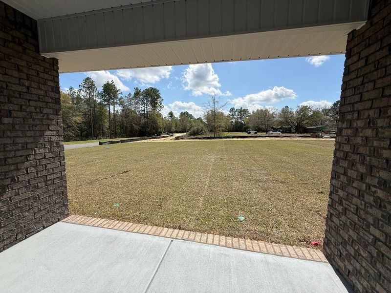 Exterior details and patio area of a home in Brookwood, Crestview (Image 3).