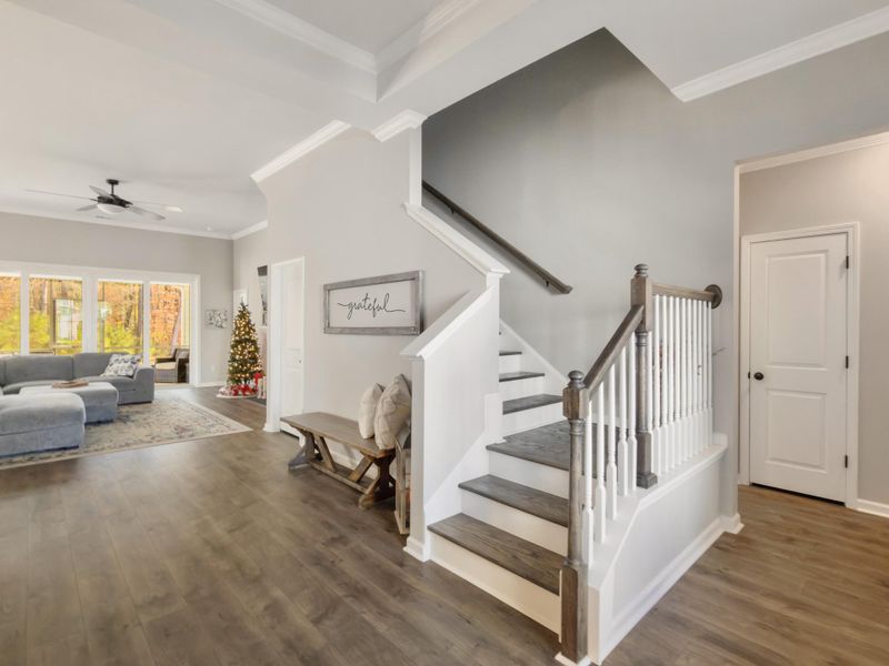 Furnished interior view inside a new home in , Summerville (Image 6). Furnished interior view inside a new home in , Summerville (Image 6).