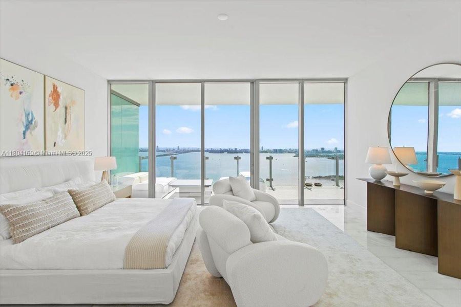 Furnished interior view inside a new home in , Miami (Image 23).