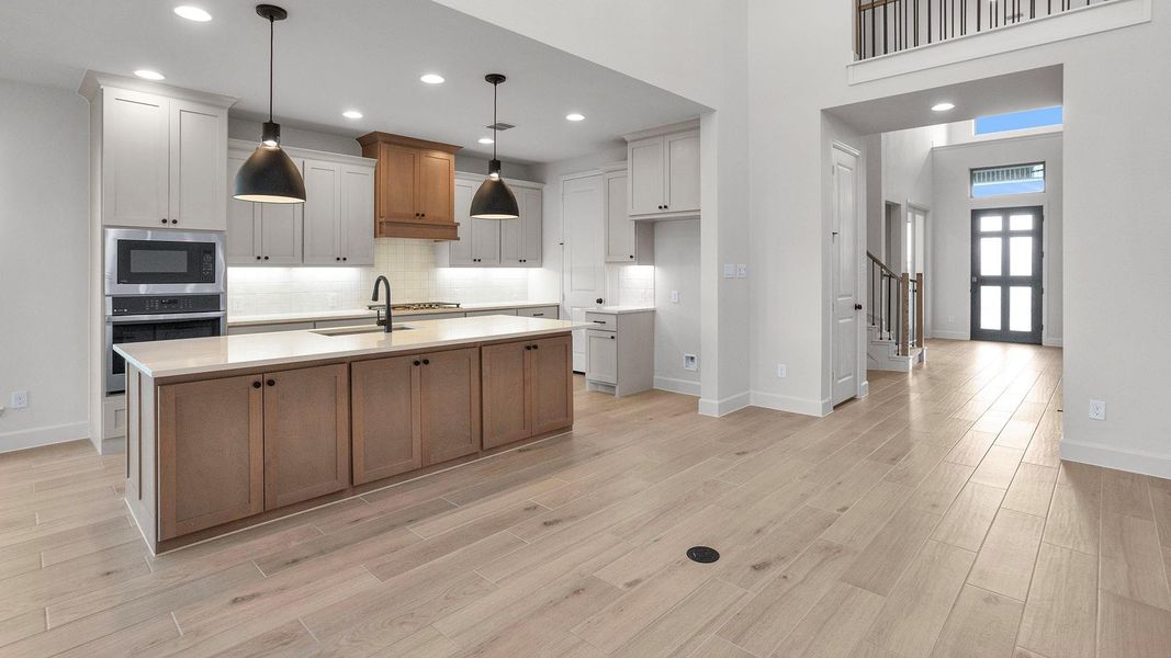 Furnished interior view inside a new home in Everly 50', Hockley (Image 11).