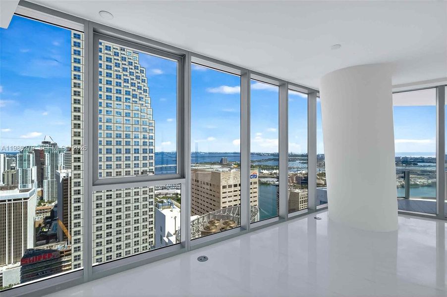 Spacious, unfurnished interior of a new home in Aston Martin Residences, Miami (Image 29). Spacious, unfurnished interior of a new home in Aston Martin Residences, Miami (Image 29).