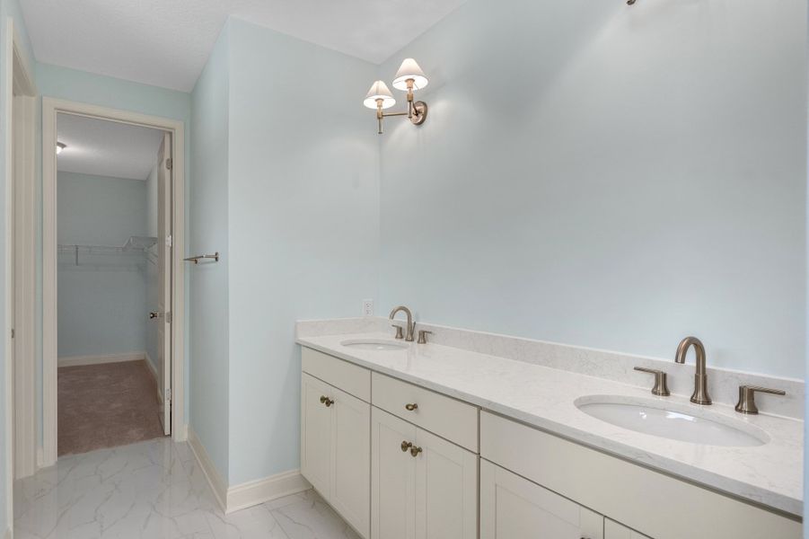 Representative furnished interior of a home built from the Sebring by Riverside Homes in Mariposa at EverRange, Jacksonville (Image 53).