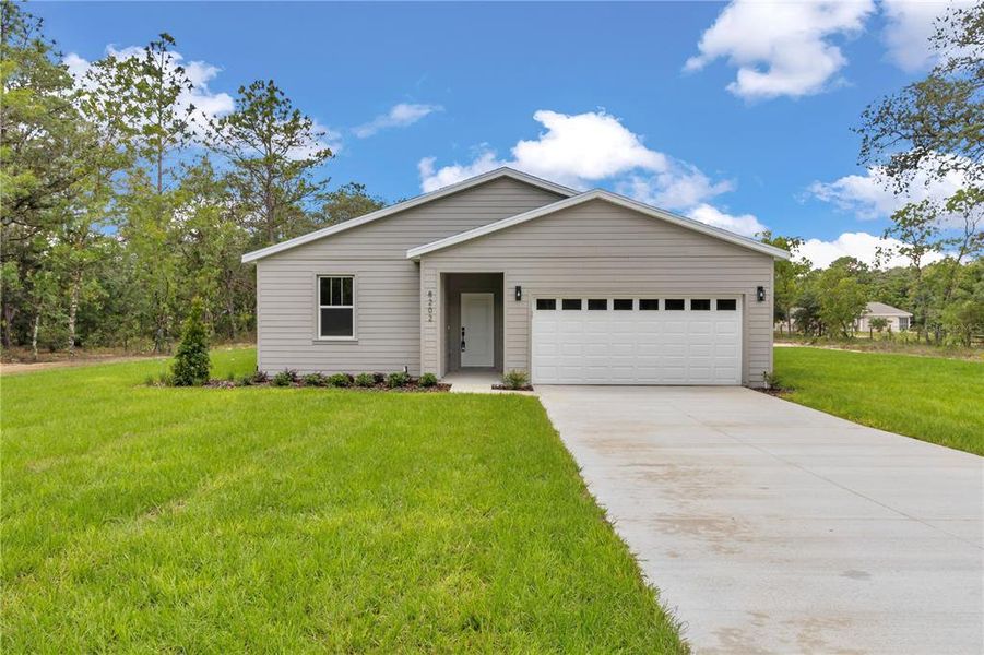 Actual Completed Home Ready to Move In