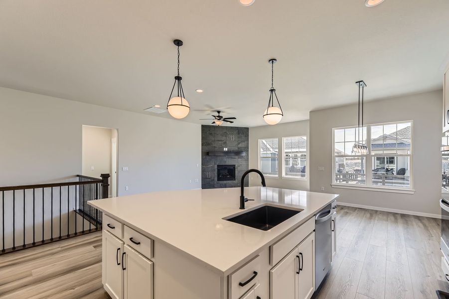 Plan C454 Living Room/Kitchen Representative Photo