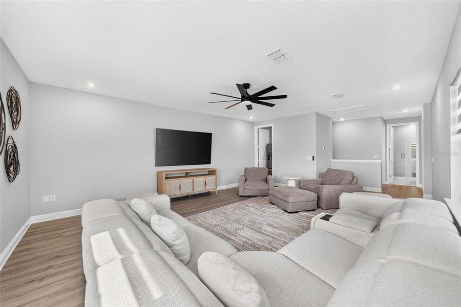 Furnished interior view inside a new home in Laureate Park, Orlando (Image 36). Furnished interior view inside a new home in Laureate Park, Orlando (Image 36).