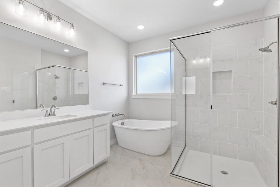 Representative furnished interior of a home built from the McKinley V by Cheldan Homes in Arbor Oaks, Boyd (Image 17).