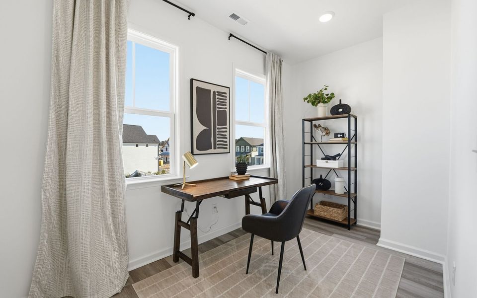 Furnished interior view inside a new home in Wendell Falls, Wendell (Image 21).