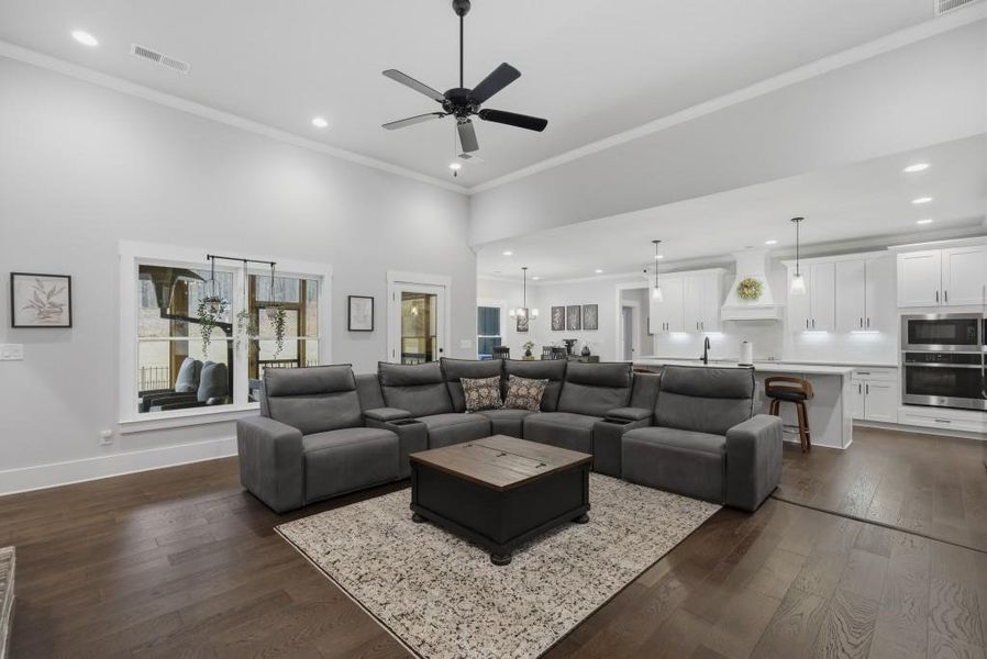 Furnished interior view inside a new home in , Buckhead (Image 11).