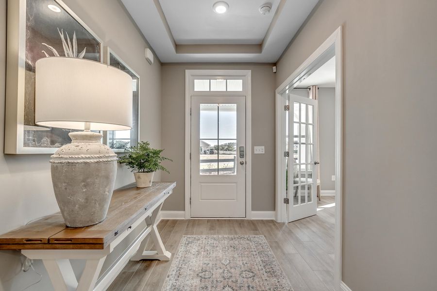 Furnished interior view inside a new home in The Oaks, Goose Creek (Image 16).