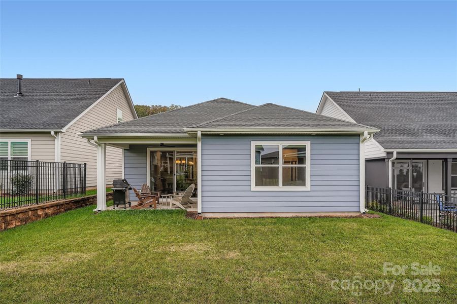 Exterior details and patio area of a home in Trilogy® Lake Norman, Denver (Image 25).