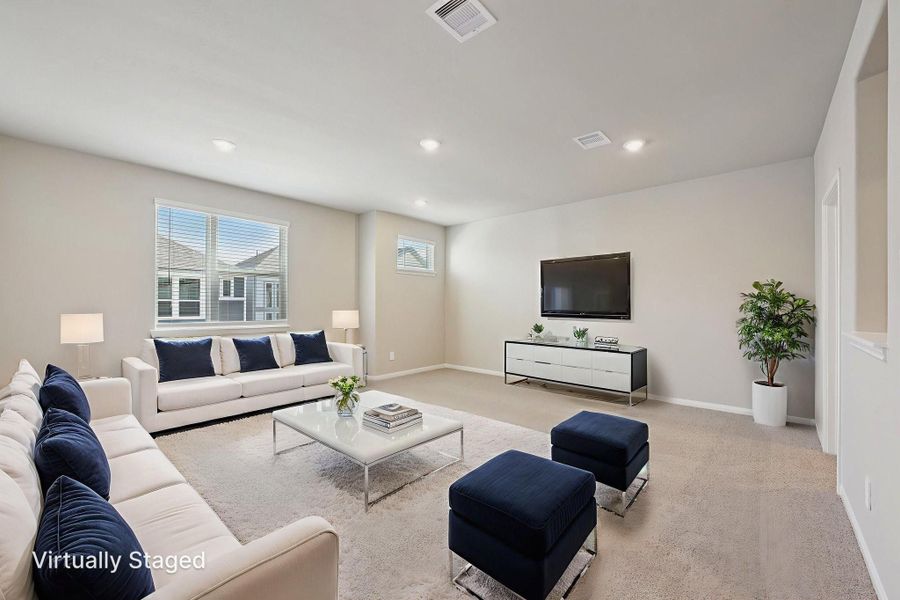 Furnished interior view inside a new home in , Atascocita (Image 29).