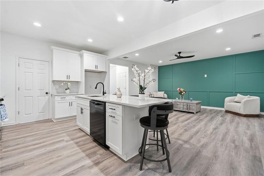 Furnished interior view inside a new home in , Gainesville (Image 17).