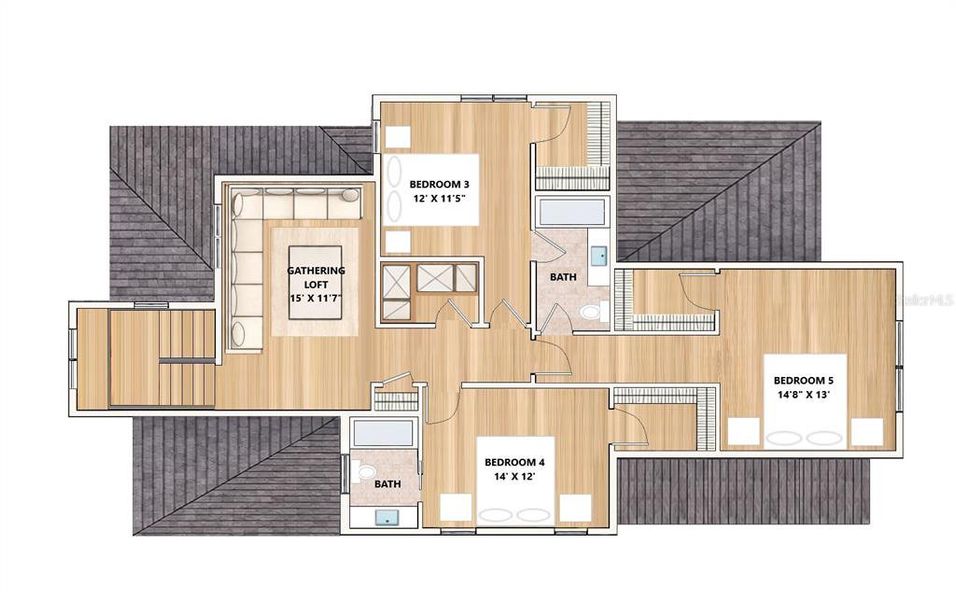 Image 4 of a home in . Image 4 of a home in .