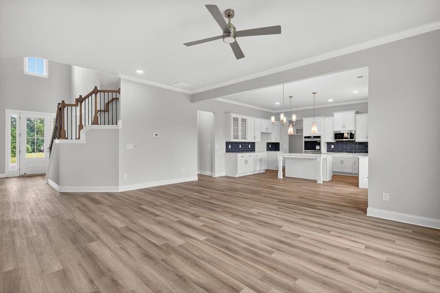 Spacious, unfurnished interior of a new home in Traditions Of Braselton, Jefferson (Image 41). Spacious, unfurnished interior of a new home in Traditions Of Braselton, Jefferson (Image 41).