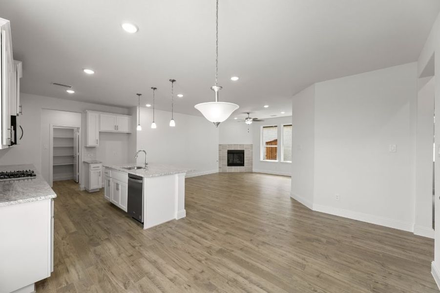Representative unfurnished interior of a home built from the Cedar by UnionMain Homes in Edgewater, Fate (Image 28). Representative unfurnished interior of a home built from the Cedar by UnionMain Homes in Edgewater, Fate (Image 28).