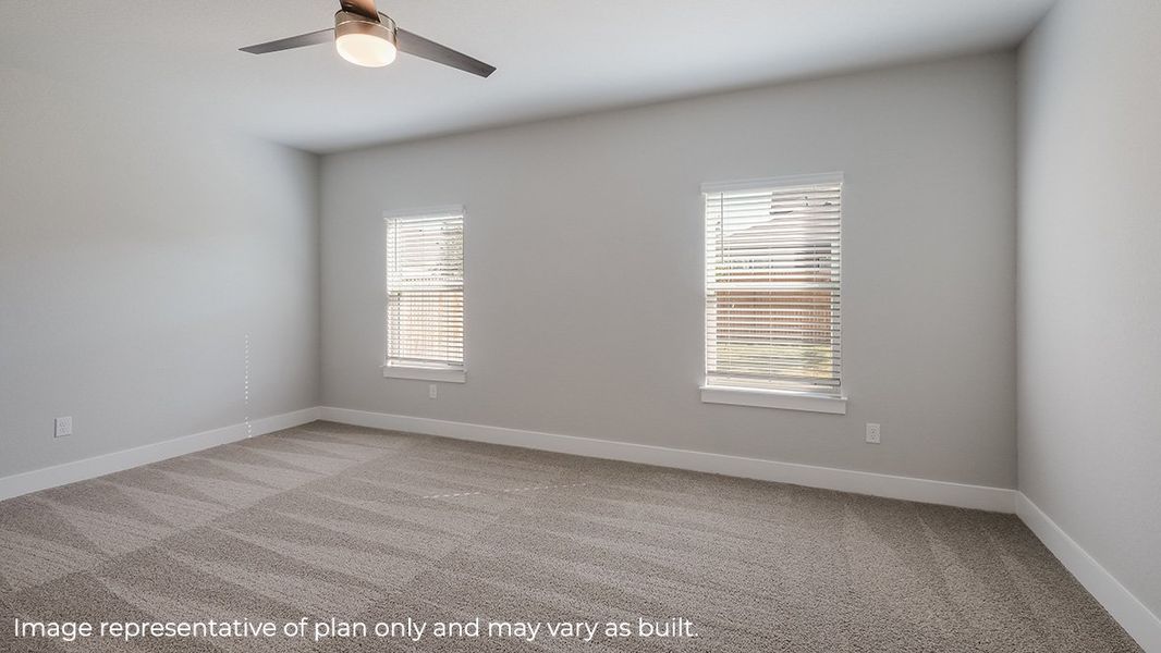 Representative unfurnished interior of a home built from the The Rosemont by D.R. Horton in Veranda, San Antonio (Image 16).