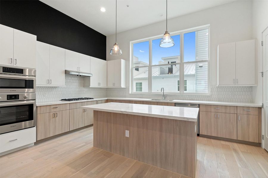 Furnished interior view inside a new home in Austin Modern Lofts at Mueller, Austin (Image 9).