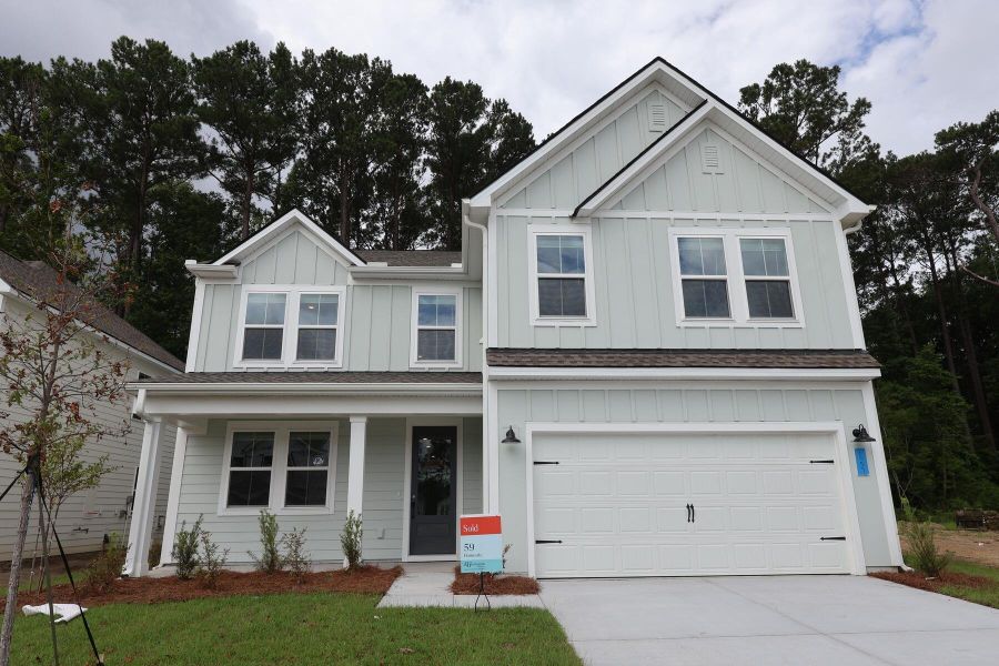 Front exterior of a new home in Stono Village, Hollywood, SC, highlighting curb appeal (Image 2). Front exterior of a new home in Stono Village, Hollywood, SC, highlighting curb appeal (Image 2).