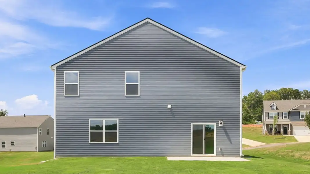 Exterior details and patio area of a home in Chestnut Ridge, Greenville (Image 3).