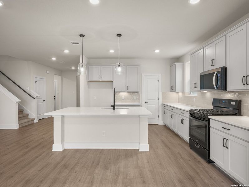 Furnished interior view inside a new home in Parklands Estates, Schertz (Image 6).