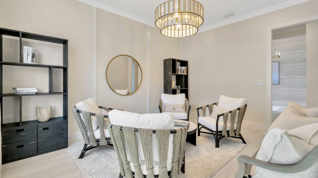 The Second Bedroom or Flex Room of another Grand Sabal Model which is available at Serengeti.