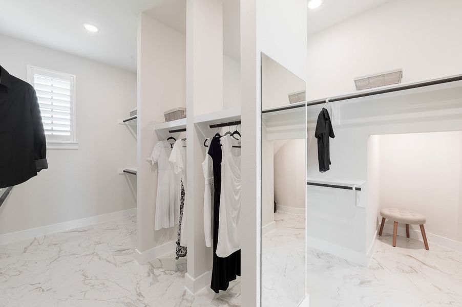 Furnished interior view inside a new home in Harvest Green 75′, Richmond (Image 18).