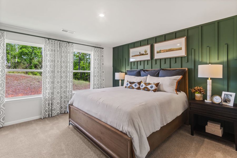 Representative furnished interior of a home built from the The Pointe by Stanley Martin Homes in Westbriar Woods Townhomes, Spartanburg (Image 5).