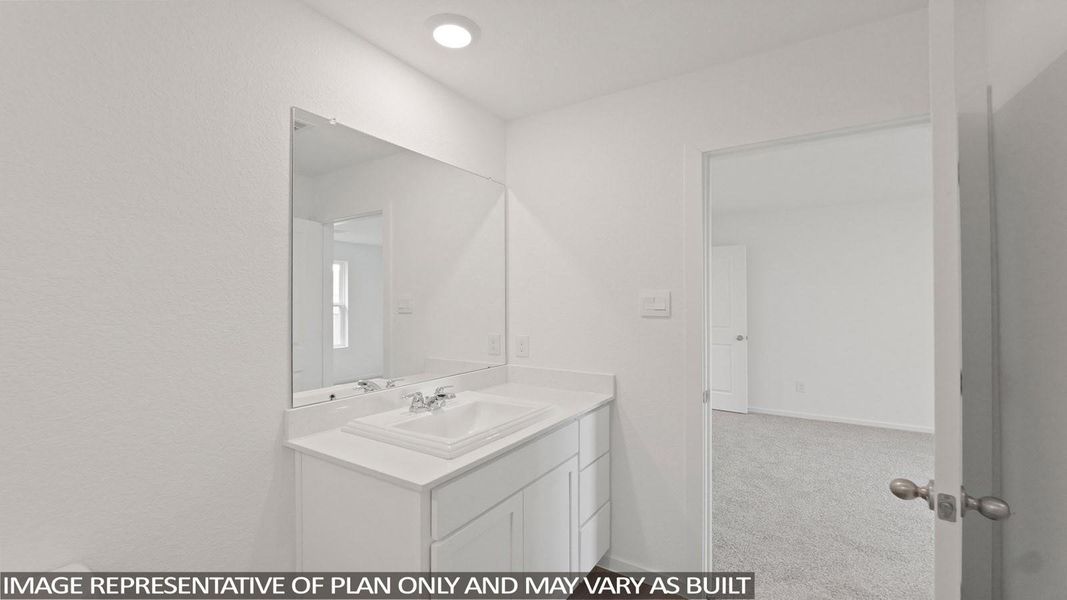 Furnished interior view inside a new home in Porters Mill, New Caney (Image 7).