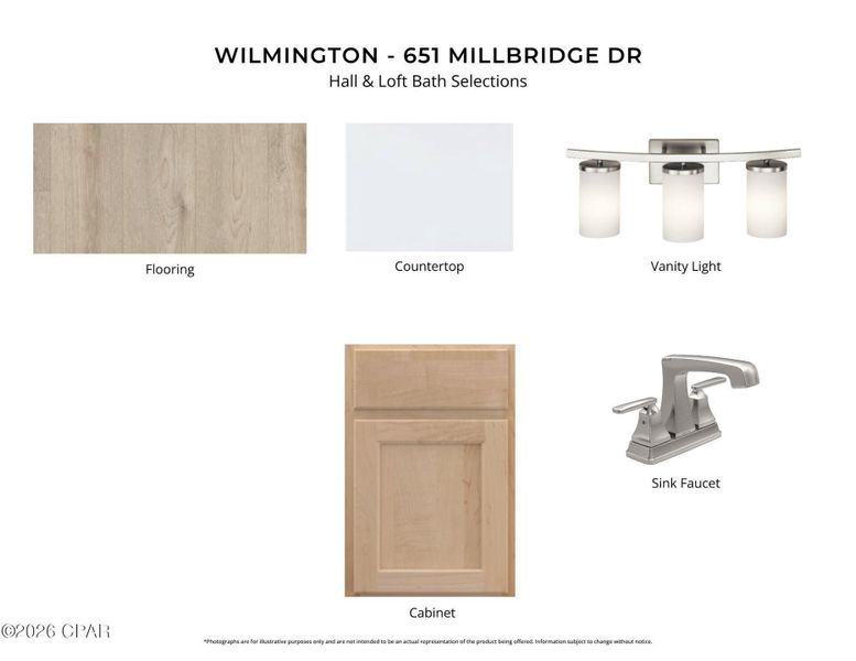 Sample of building materials used in homes in Salt Grass at Ward Creek, Panama City Beach (Image 3).