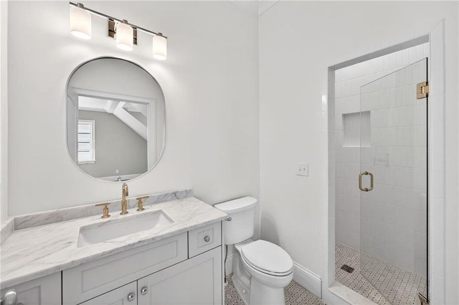 Furnished interior view inside a new home in , Smyrna (Image 39).