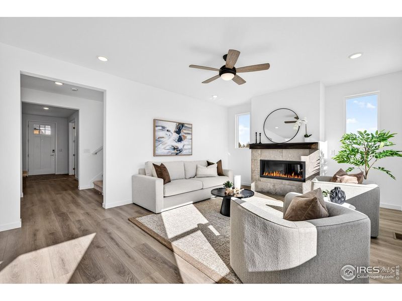 Furnished interior view inside a new home in , Louisville (Image 5).