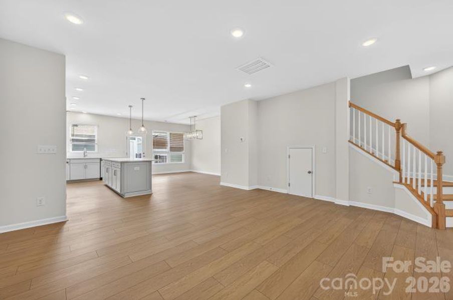 Spacious, unfurnished interior of a new home in North Creek Village - Townhomes, Huntersville (Image 8).