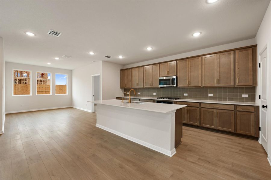 Furnished interior view inside a new home in Patterson Ranch, Georgetown (Image 6).